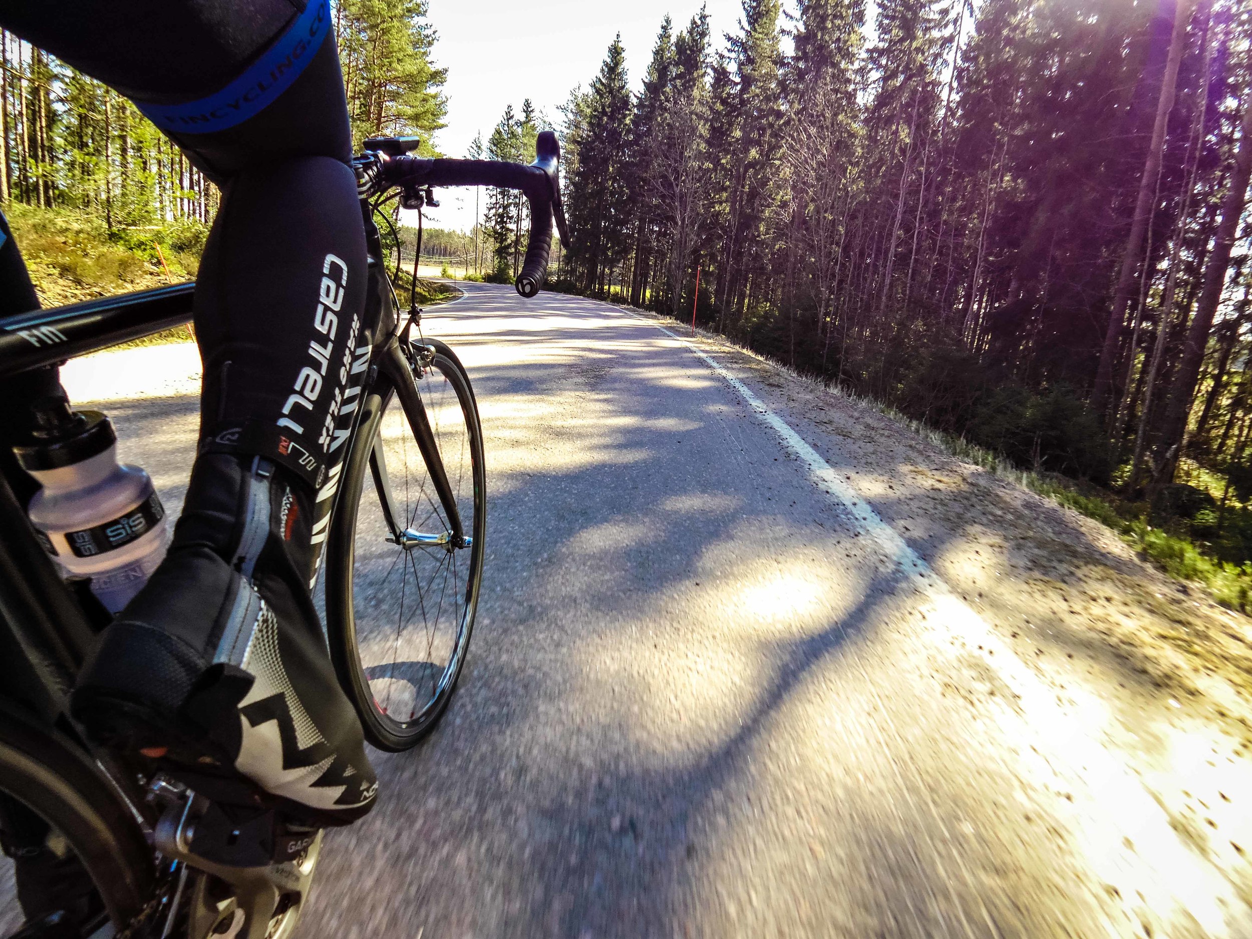 Finnish countryside bathing in sunshine