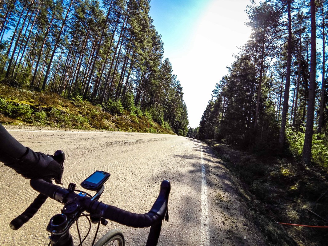 Enjoying every bit of a small hill