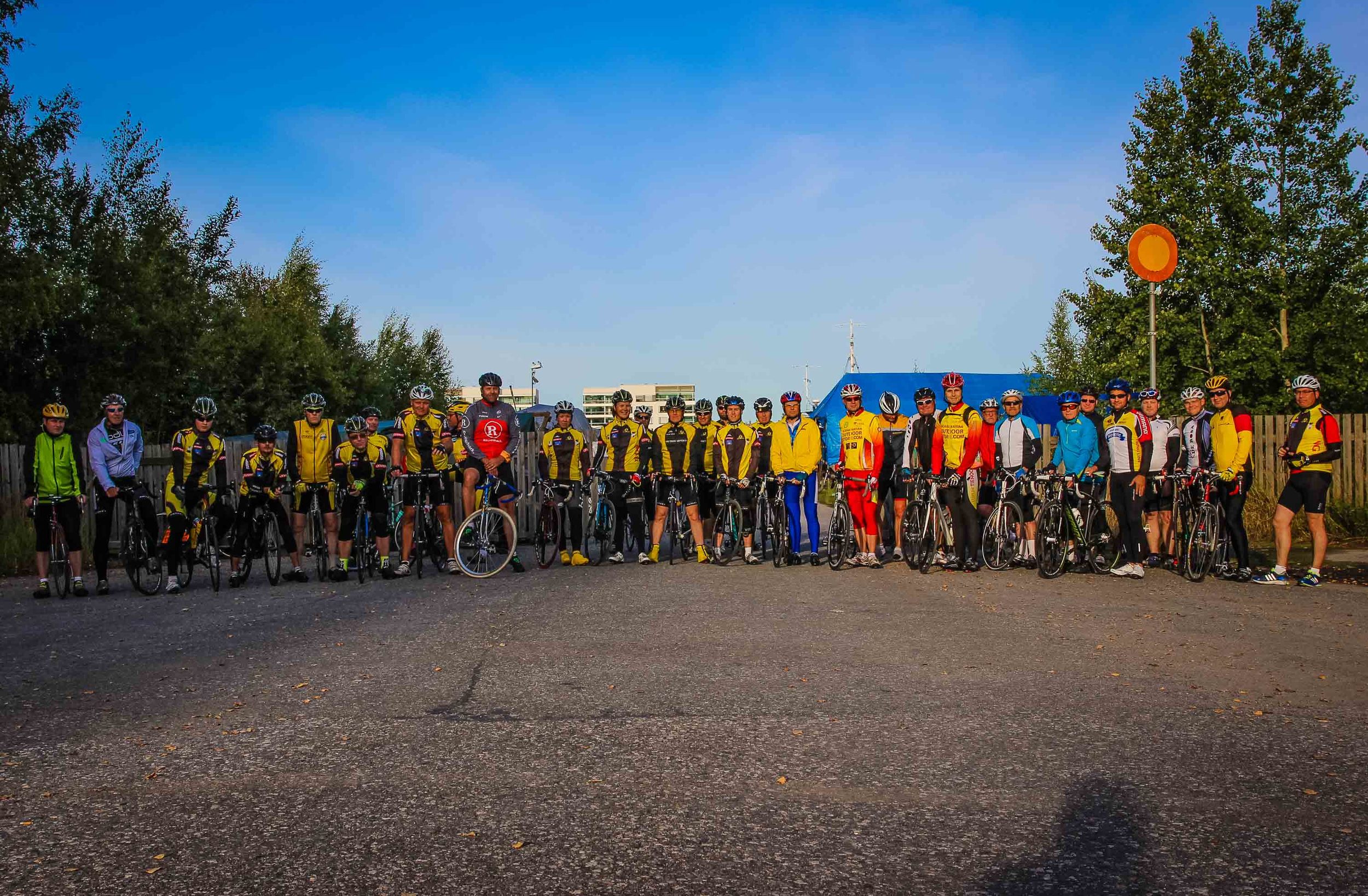 Happy faces before the ride