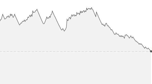 Last 6 months displayed as a fitness graph