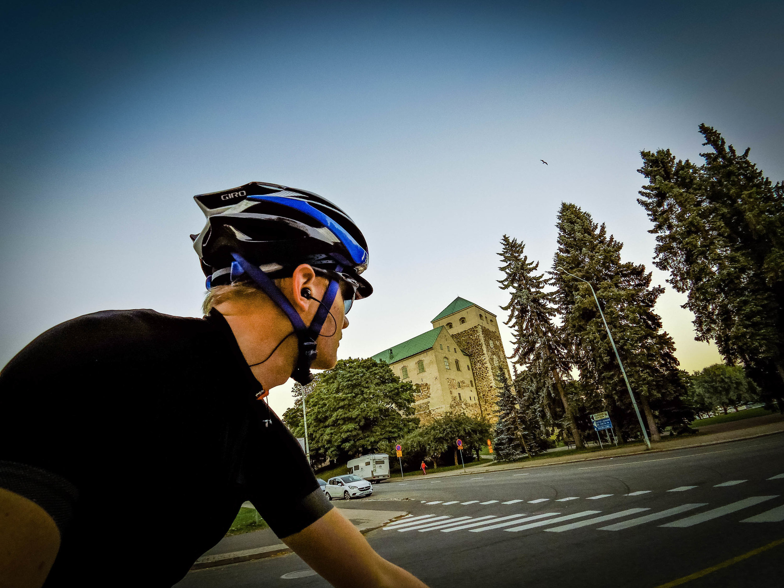 Evening ride in July