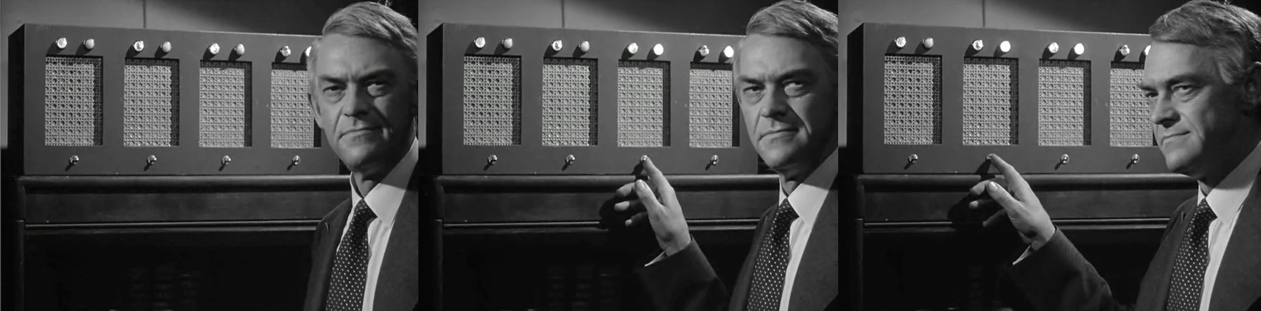 "Listen...I know you are police reporters and you hear this all day long, but I want you to listen with conscience not just your ears." - John McIntire in The Asphalt Jungle [1950].