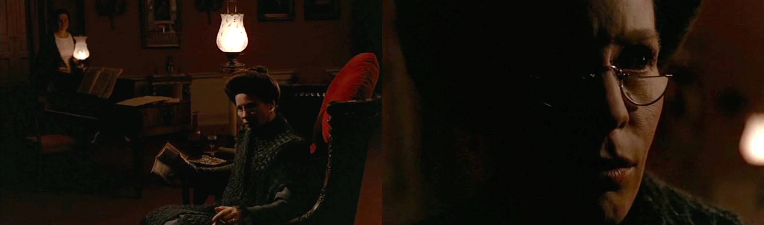 Kari Sylwan and Ingrid Thulin in the hypnotic masterpiece Cries and Whispers from 1972.