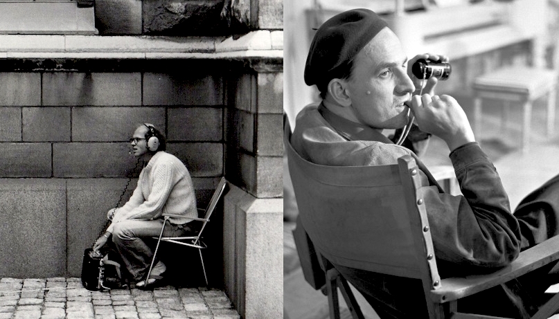 Sound mixer Owe Svensson (left) worked on many of Ingmar Bergman's (right) later films. Image source: http://www.ingmarbergman.se