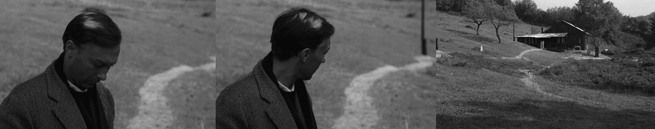 Memory as heard, seen, felt: Oleg Yankovsky as the Russian writer Andrei Gorchakov in Tarkovsky's strange Nostalghia from 1983.