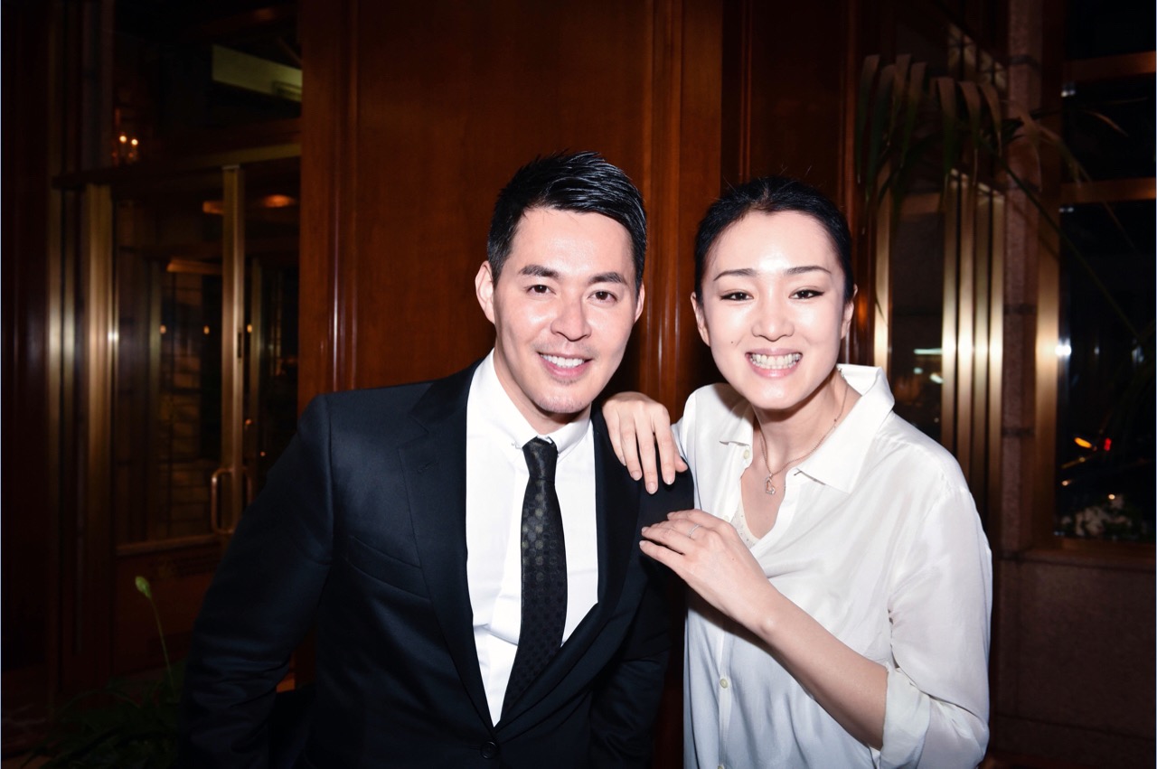 Me (TZ) and Gong Li