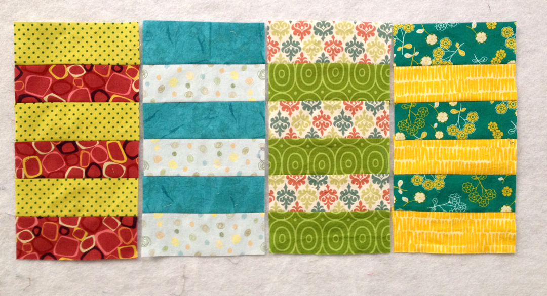 March blocks based on the Rugby Stripe block by Teaginny.