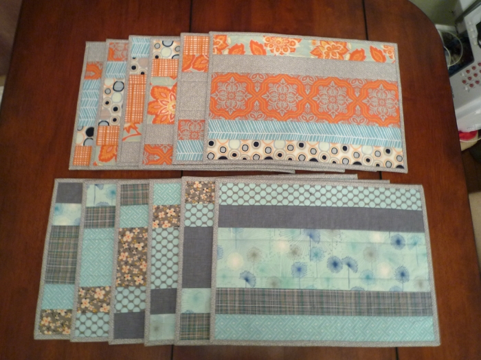 A commissioned set of place mats from Fall/Winter 2013.