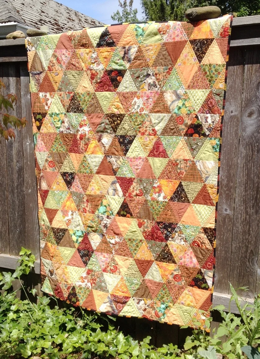 Stacked Triangles - Autumn