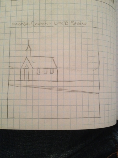 A simplistic sketch based on a striking photograph by Brandy.