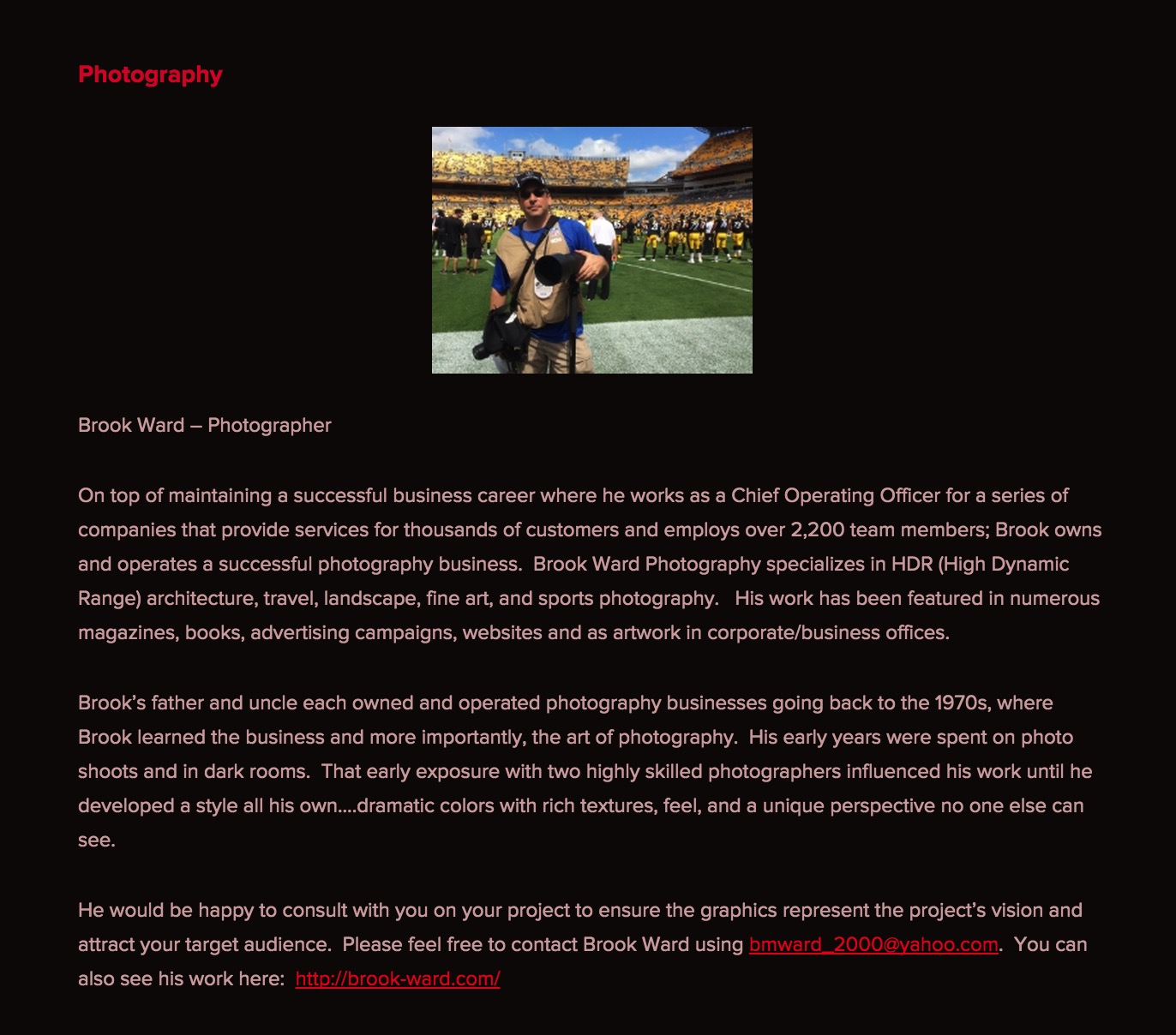 The write up about me on Percussion Publishing's website.