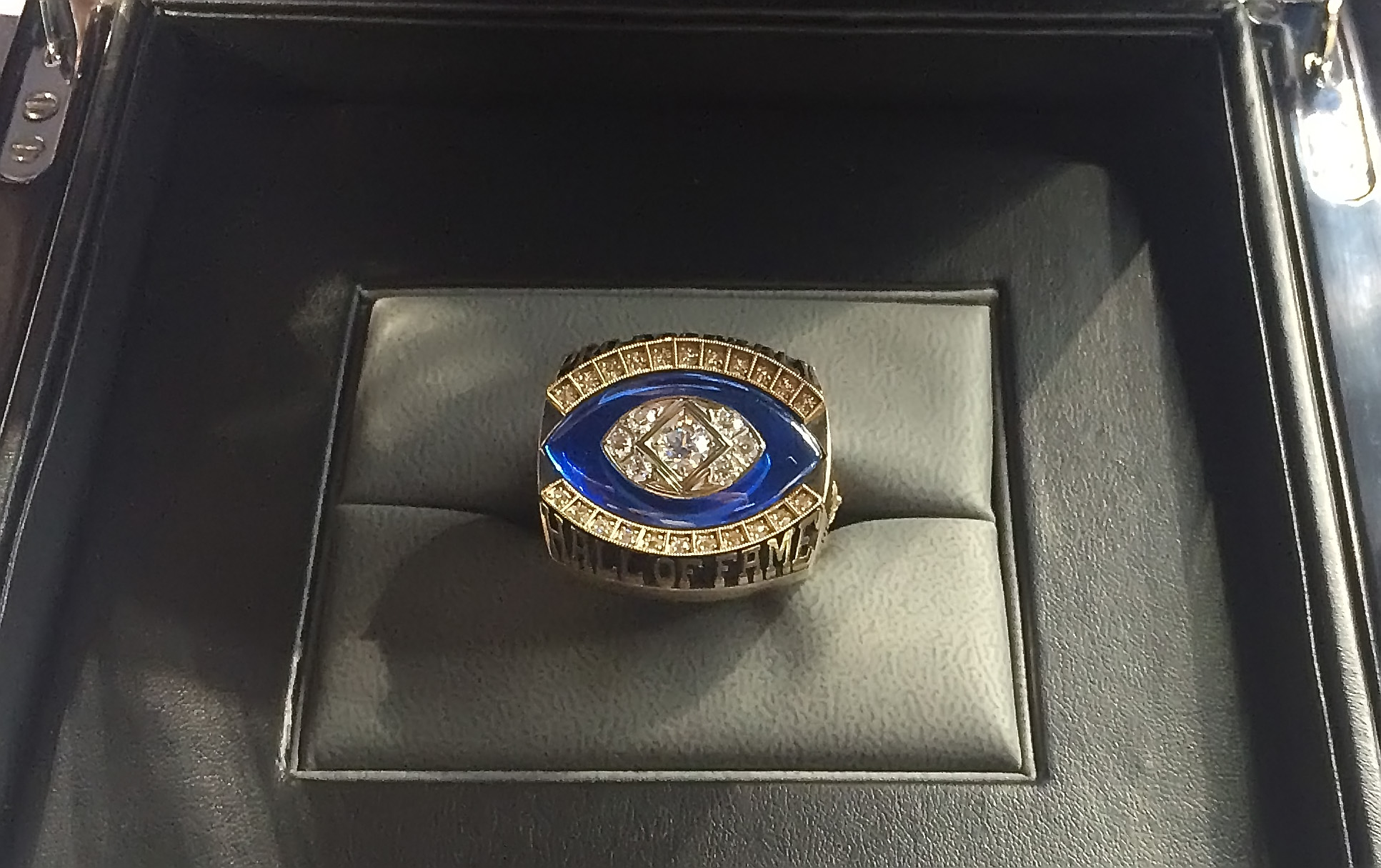 Jerome Bettis' Hall of Fame Ring (taken with my iPhone)