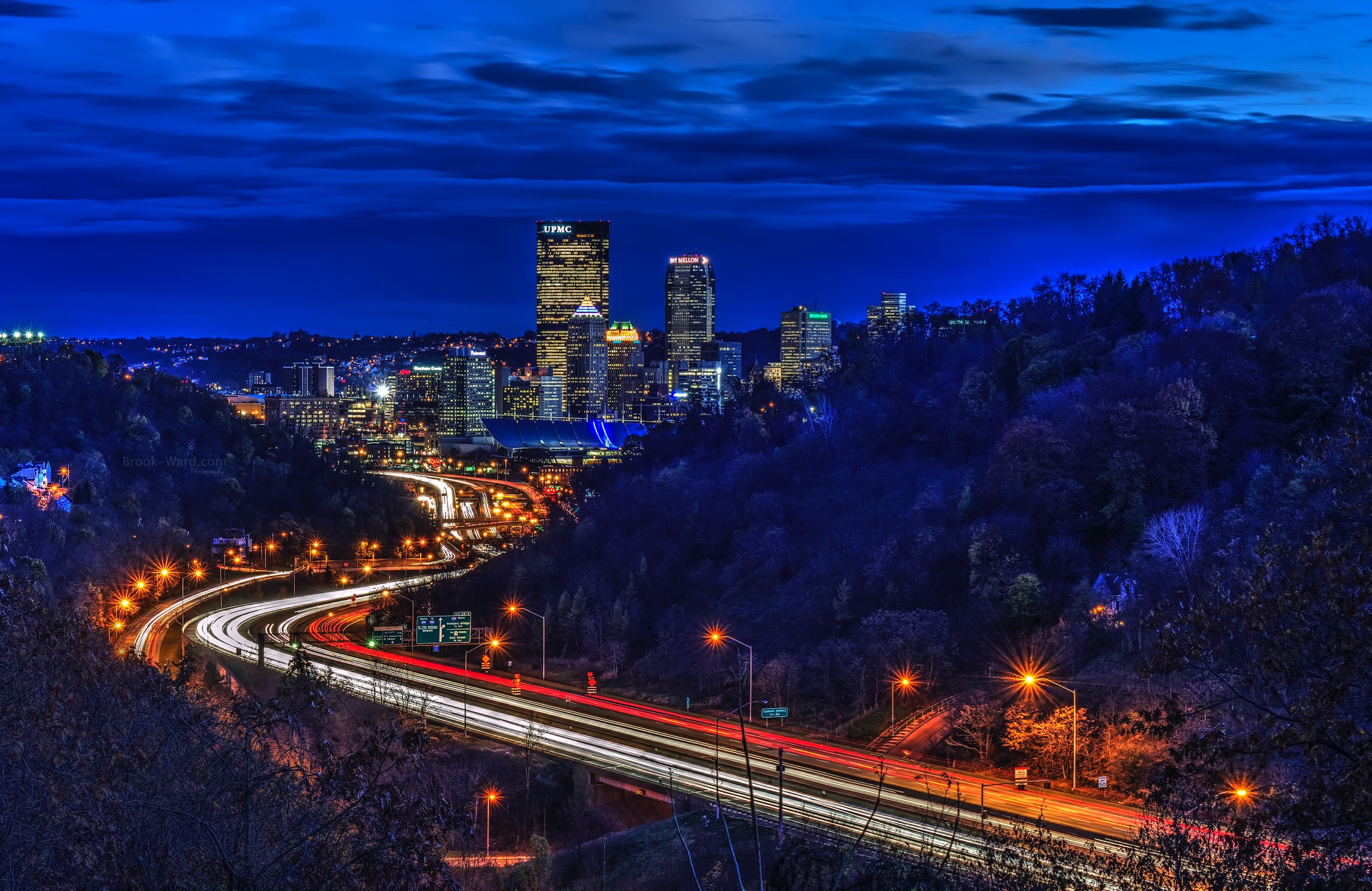 Light Trails - Pittsburgh