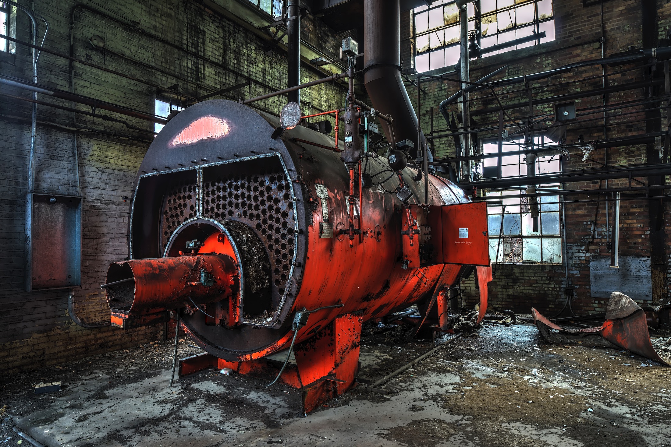 Boiler from abandoned china factory