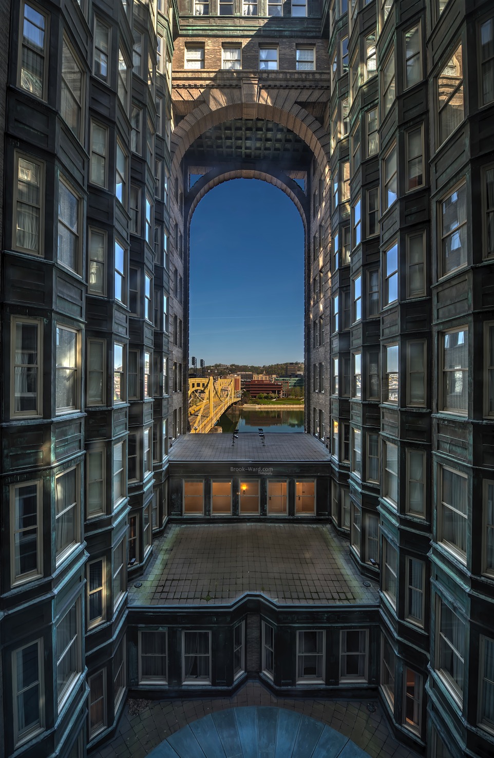 View from the hotel rooms