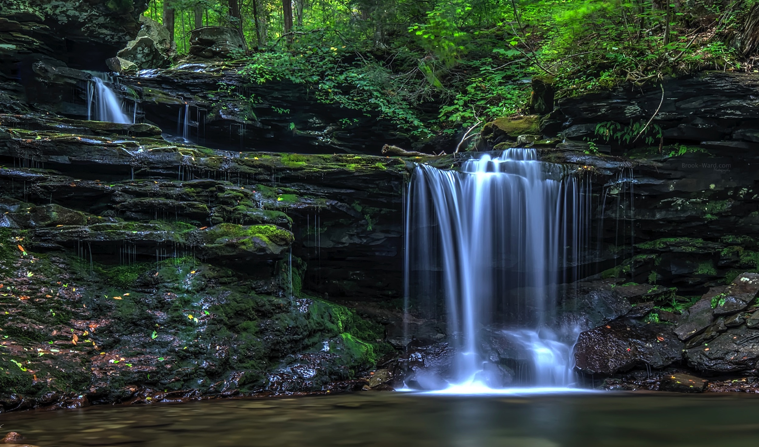 Great waterfall in a great state park