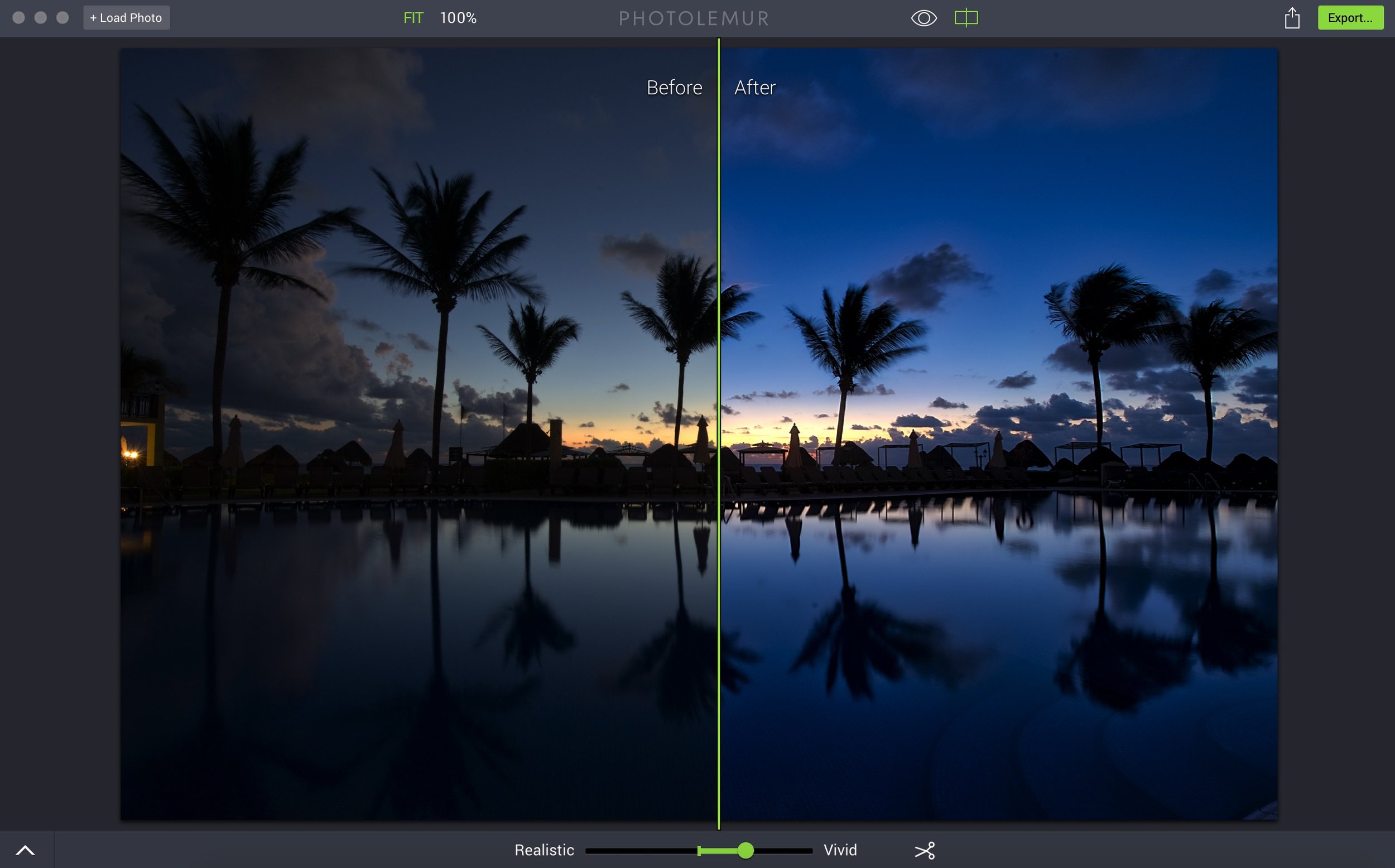 Photolumer User Interface