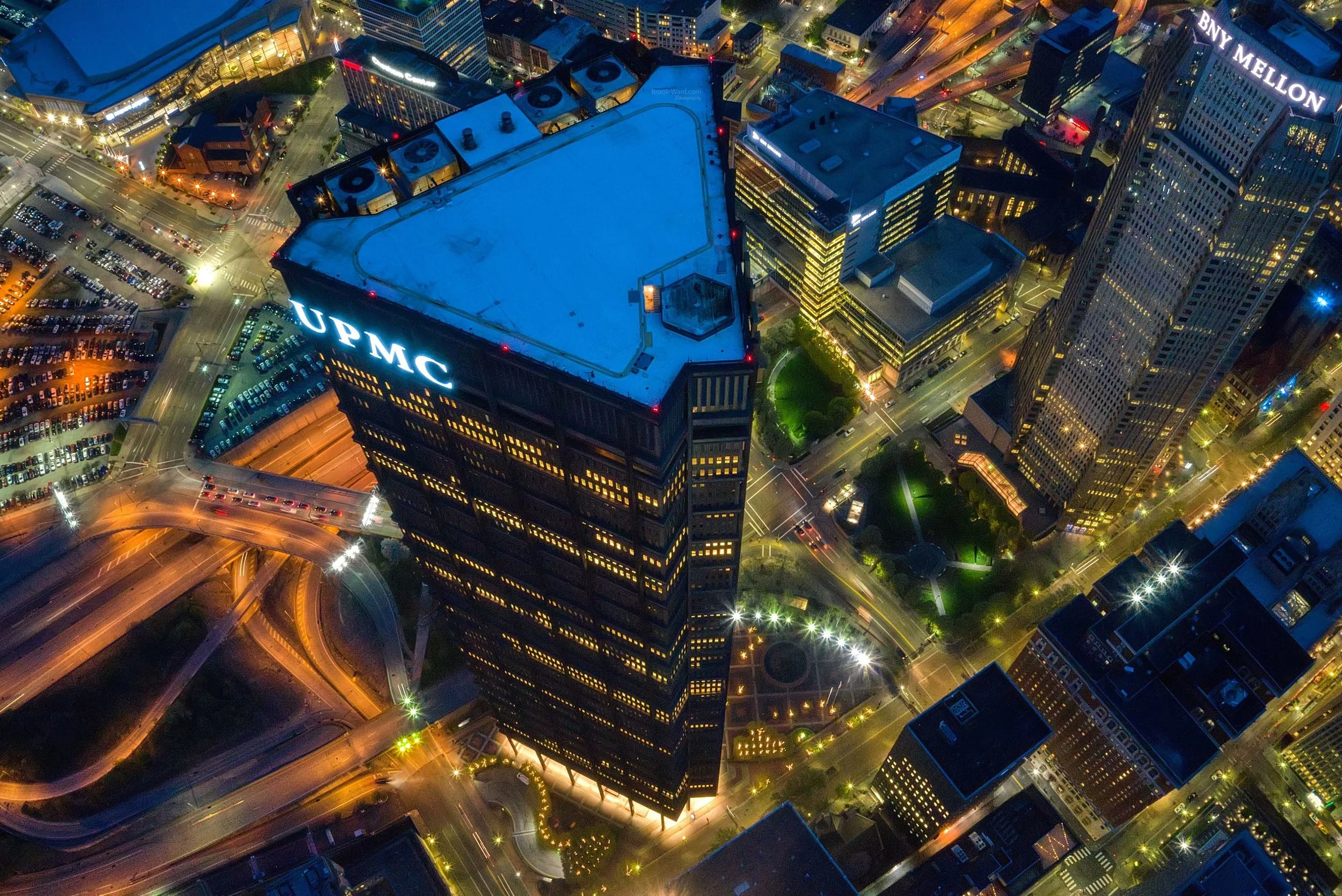 Down view