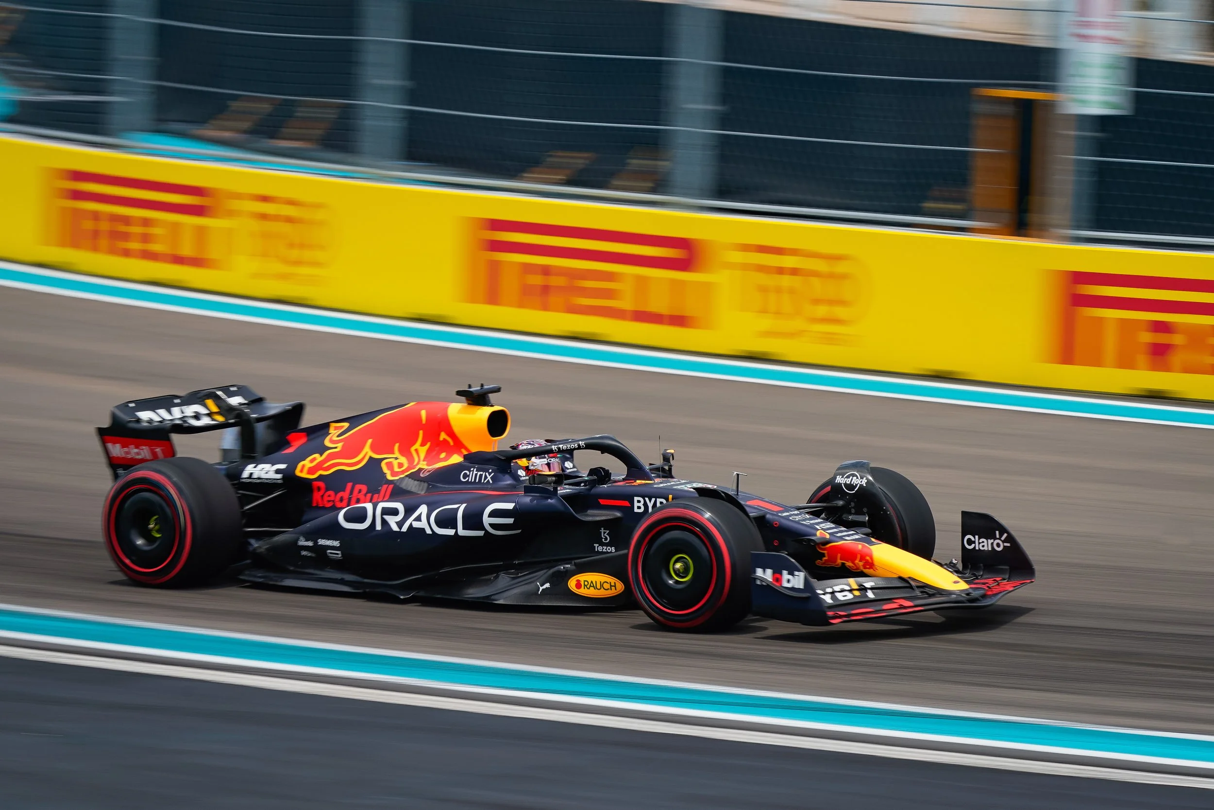 Max on the Miami GP track