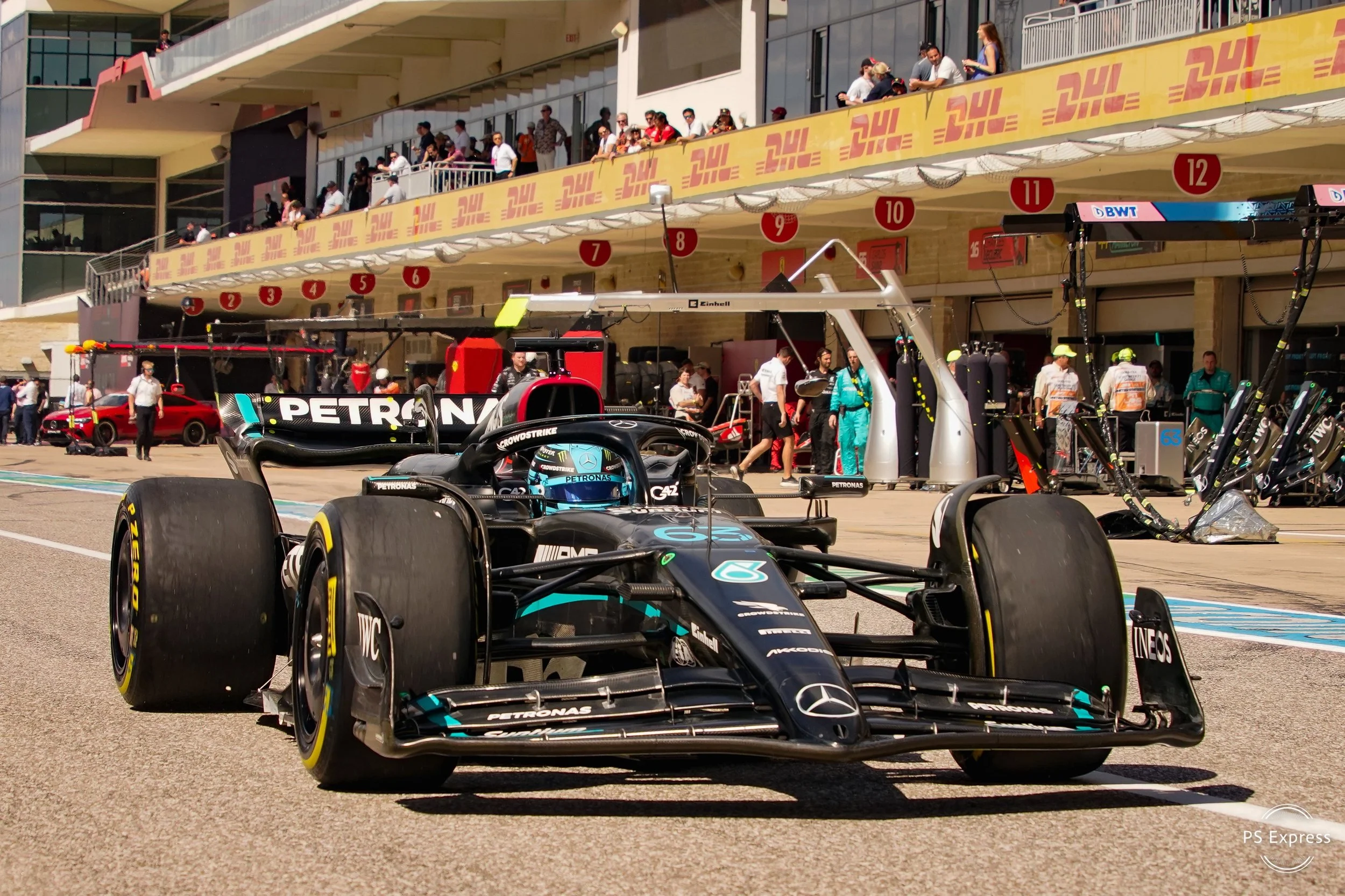 2023 USGP Pit Lane - Russell