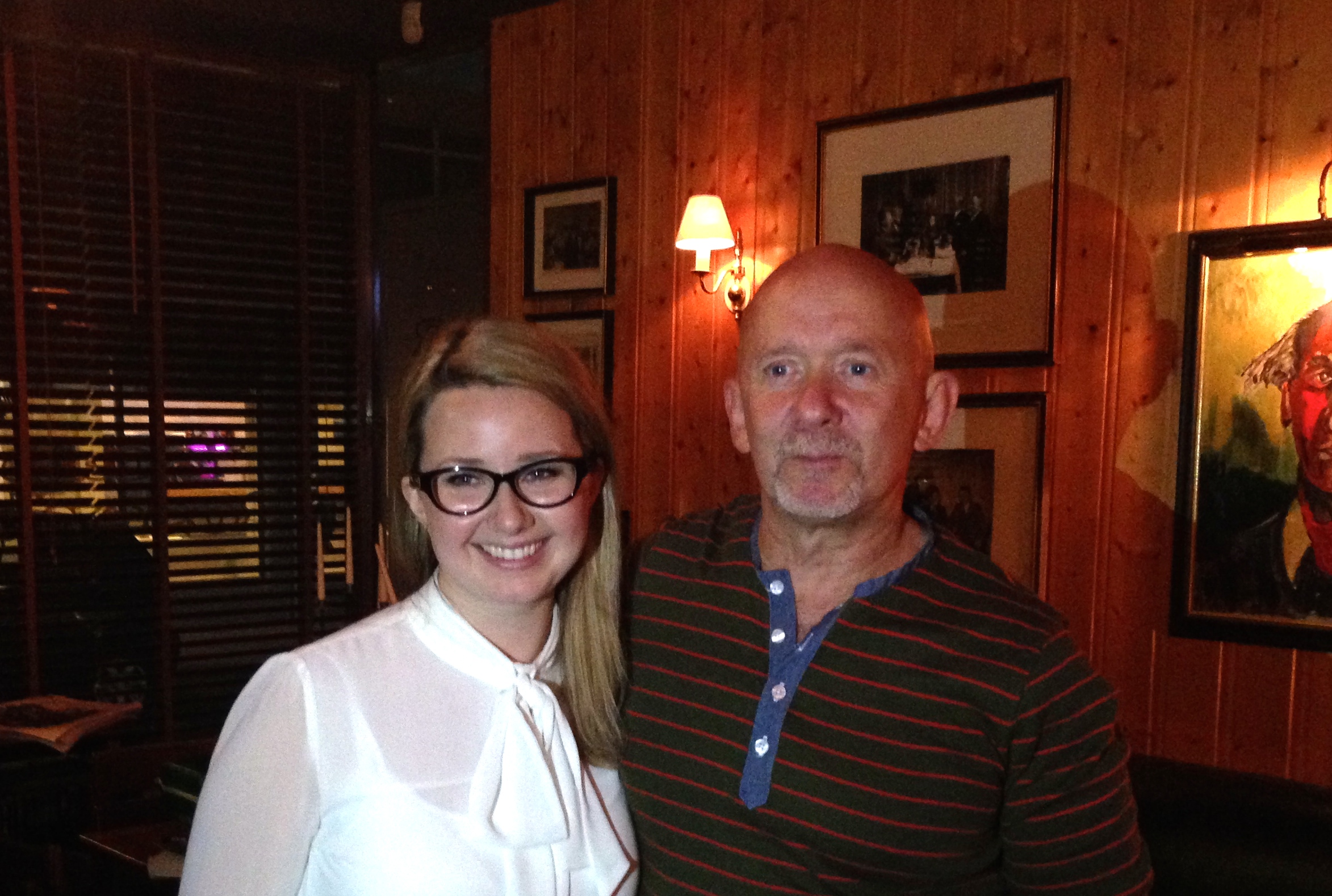 With the wonderful Jón St Kristjánsson, the Icelandic translator.