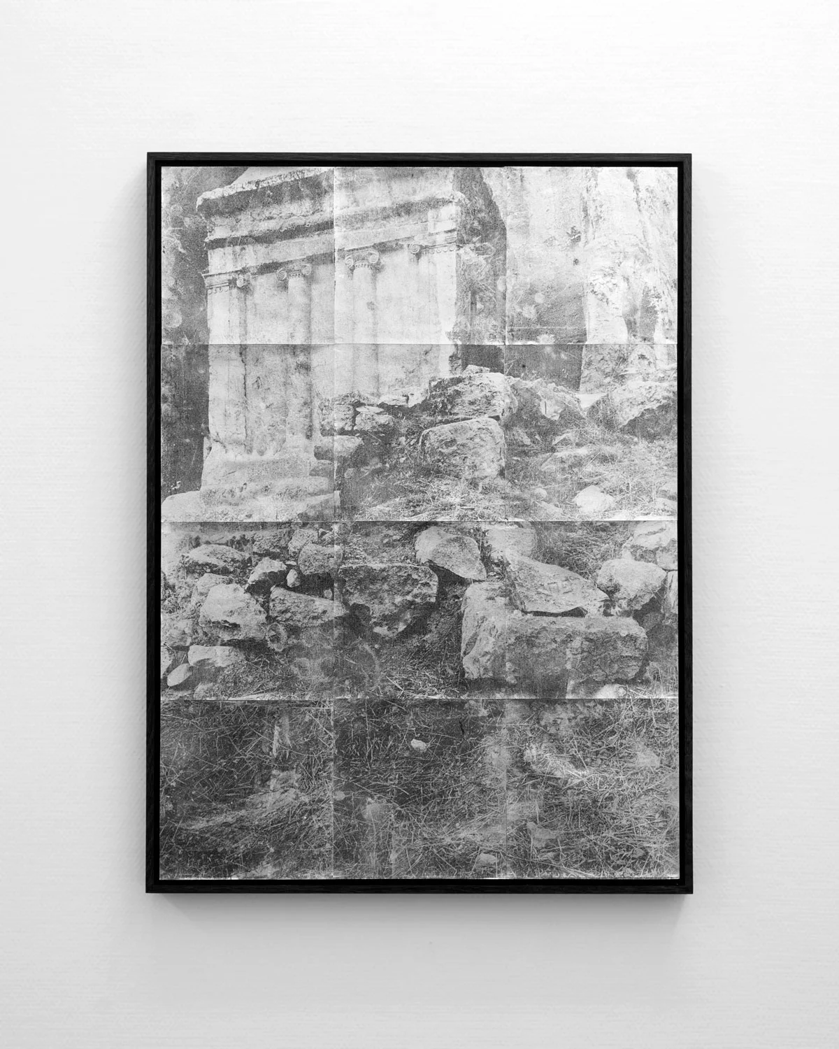  Mount of the House, Haram esh-Sharif, 63 x 86 cm, 2017, gelatin silver on silver. 