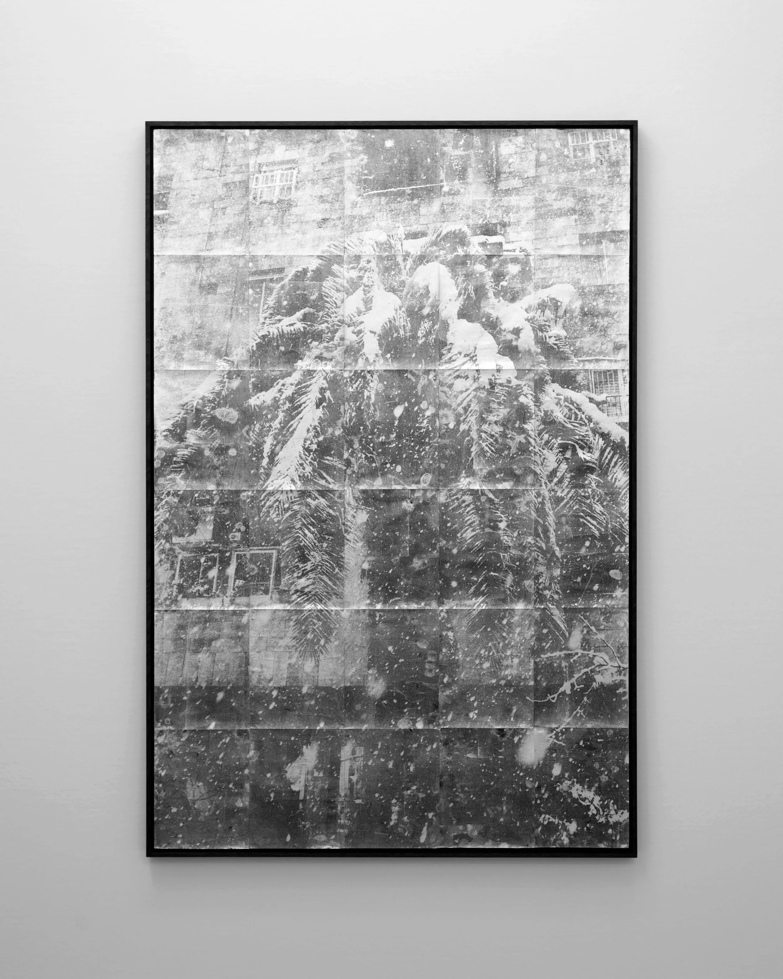  Jerusalem, snow, 98 x 147 cm, 2017, gelatin silver on silver. 