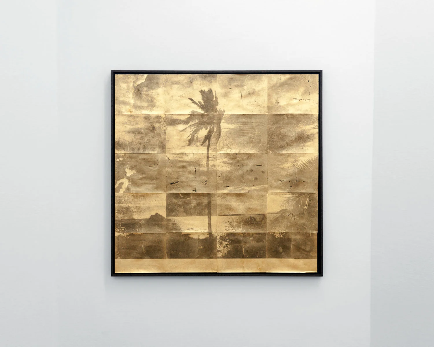  Untitled, 92 x 89,5 cm, 2017, gelatin silver on gold. 