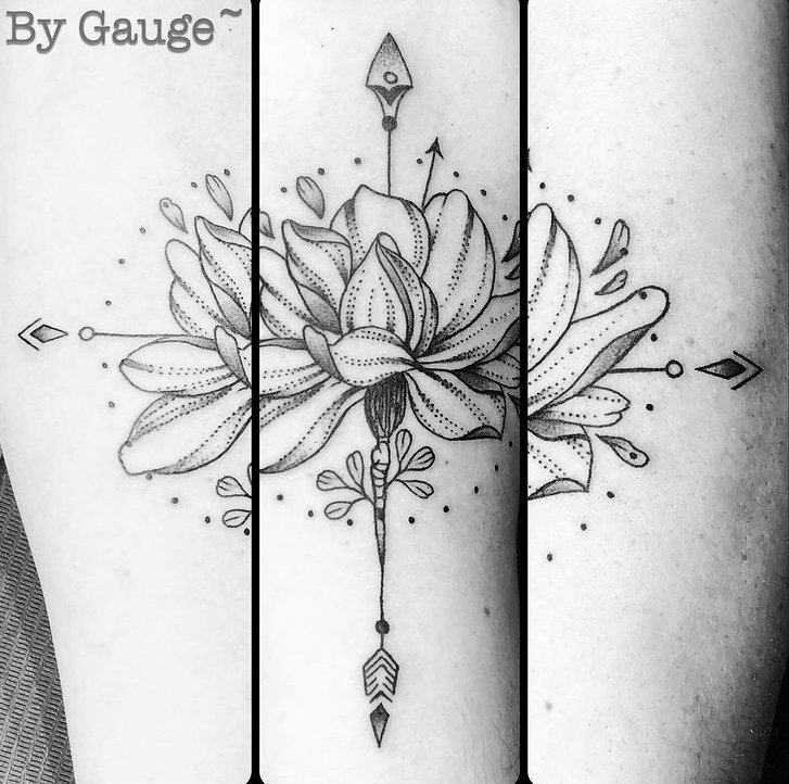 Fattys Tattoos  Piercings Dupont Circle  Virginia state flower and bird  cardinal and dogwood blossom tattoo by Sarah You can find tattoosbysarah  at Fattys Tattoos  Piercings Dupont Circle in NW