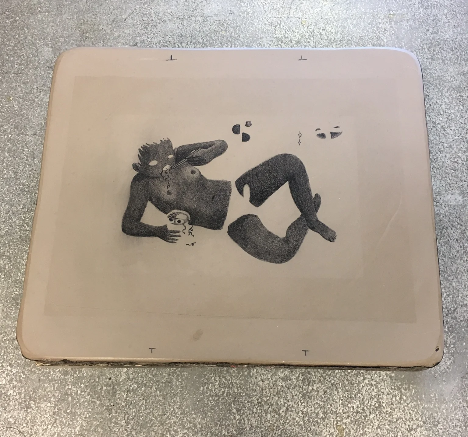 hard times - lithography