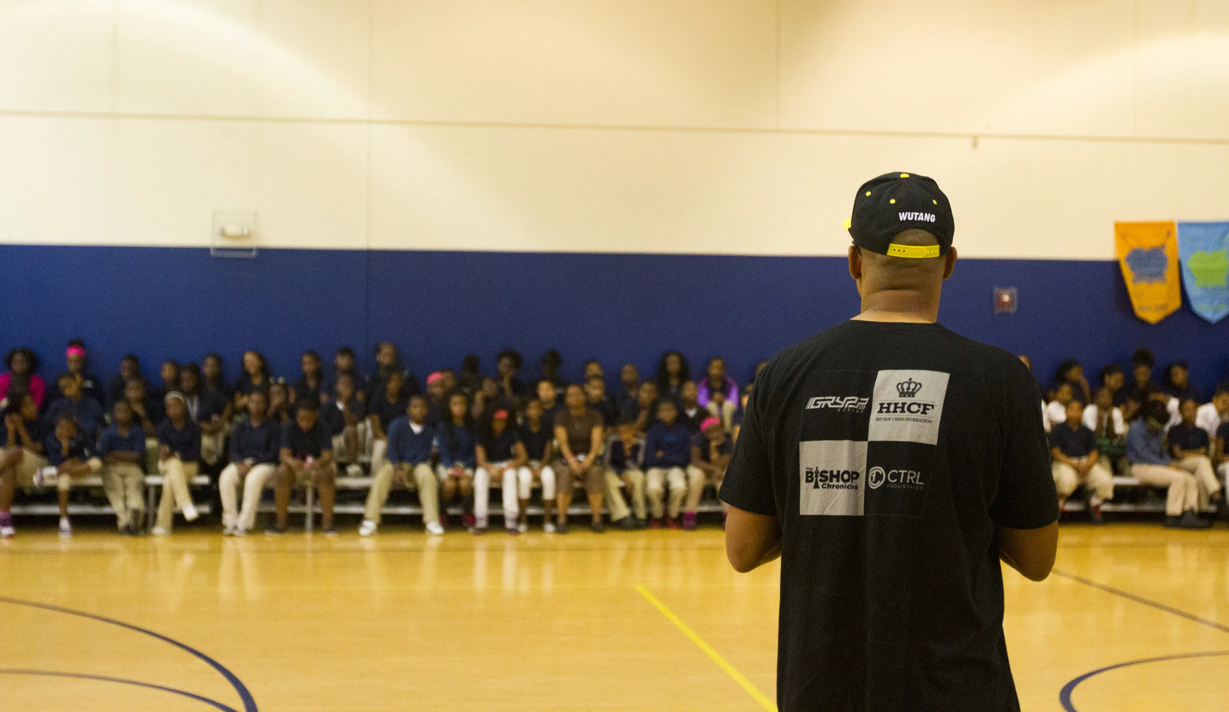 Adisa Banjoko addresses Confluence Academy 