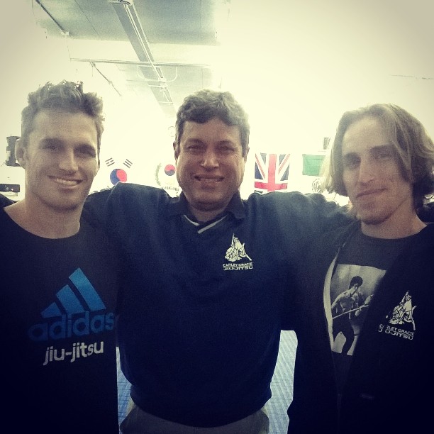 Clark Gracie with his father Carley and his brother Ralston