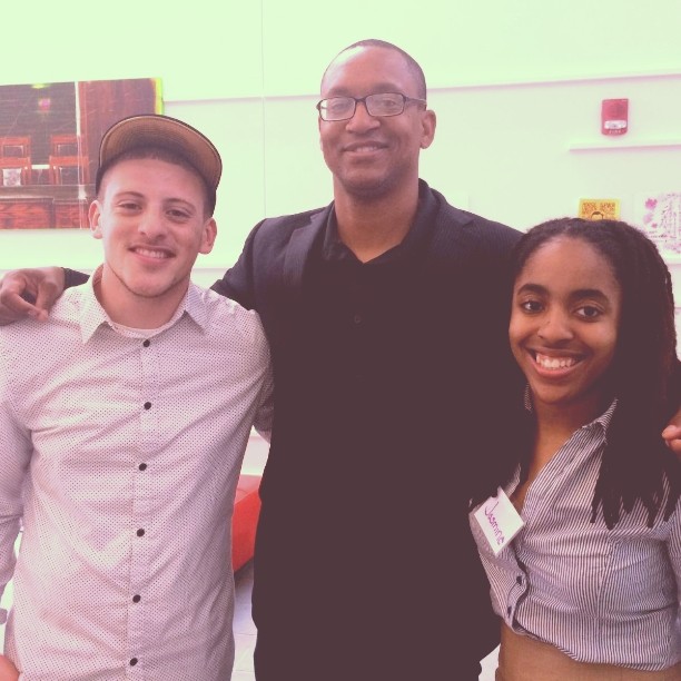 Justis, Adisa and Jasmine at UConn Hip-Hop in Education Conference