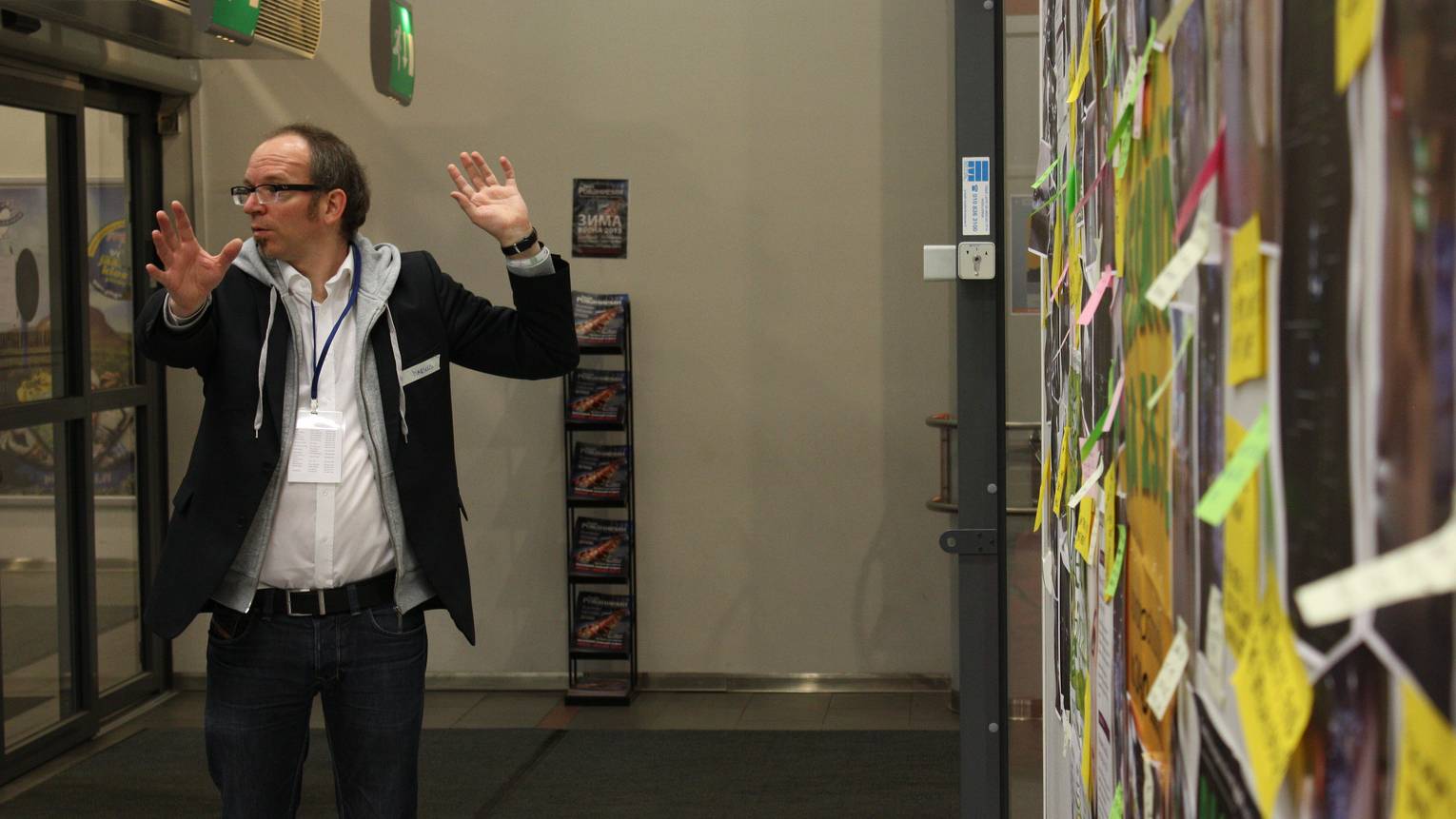 Markus summarizing first results from a first quick research phase.