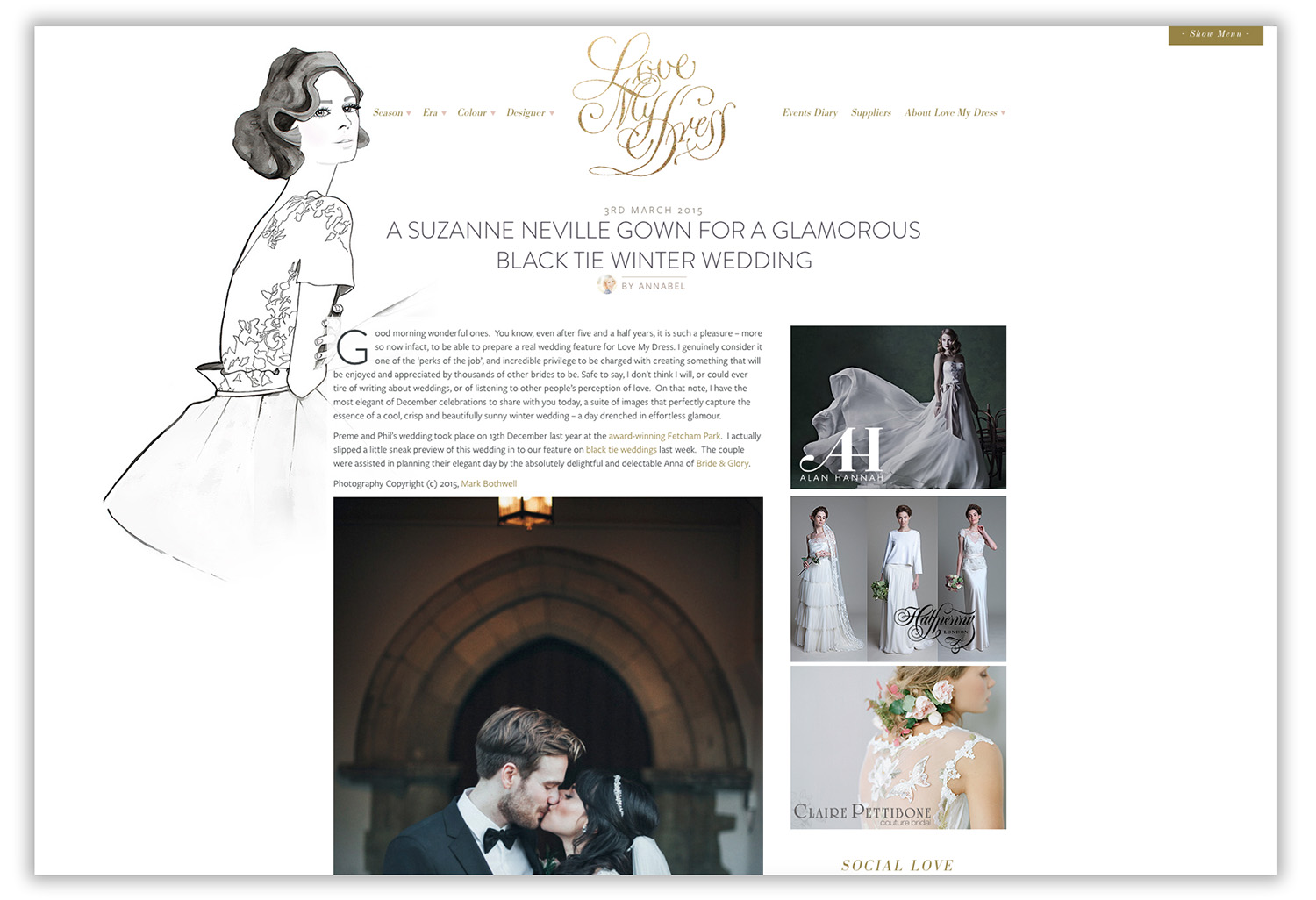 ( click to read the recent feature on Love My Dress...)