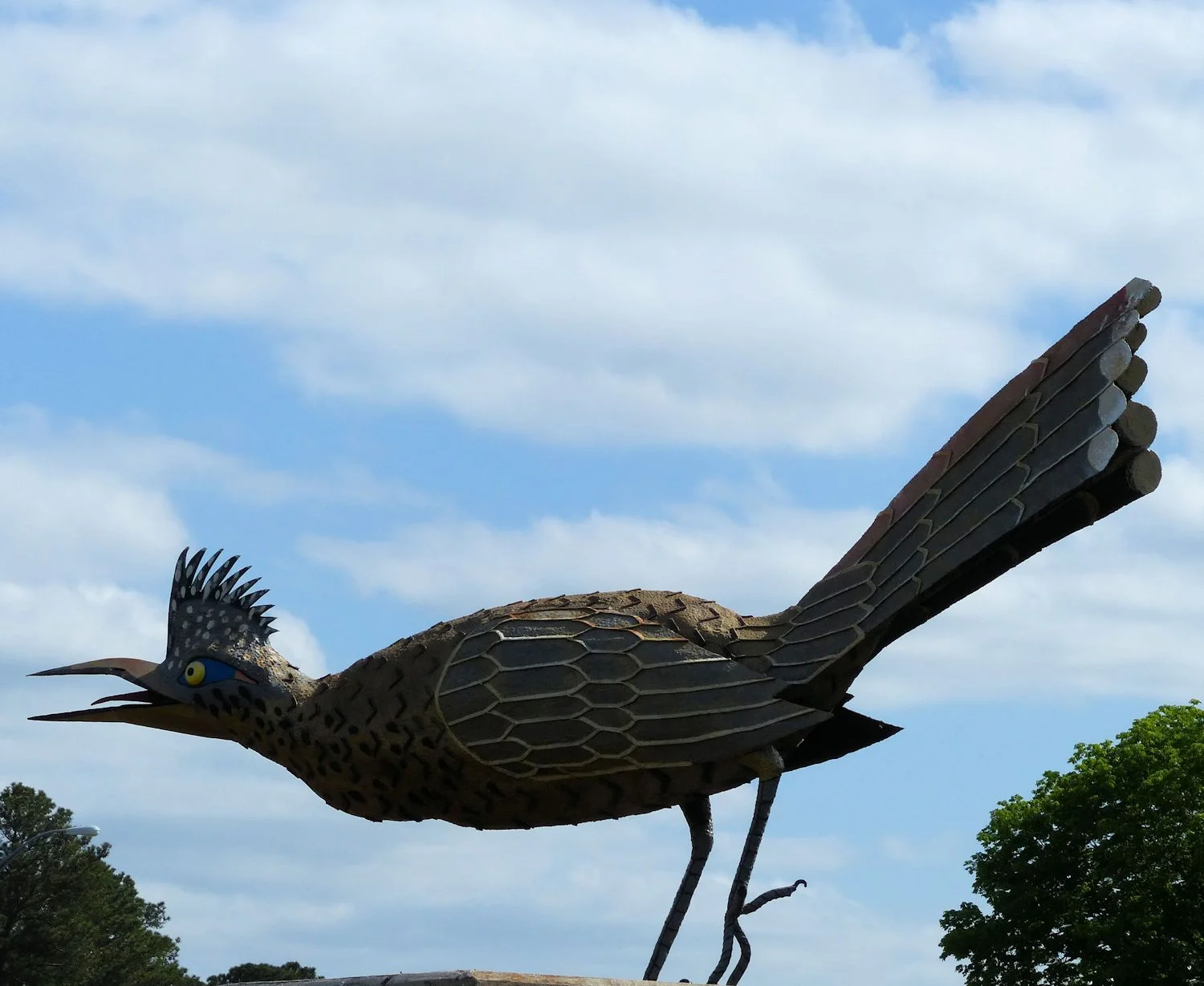 Angelina College mascot, the Roadrunner