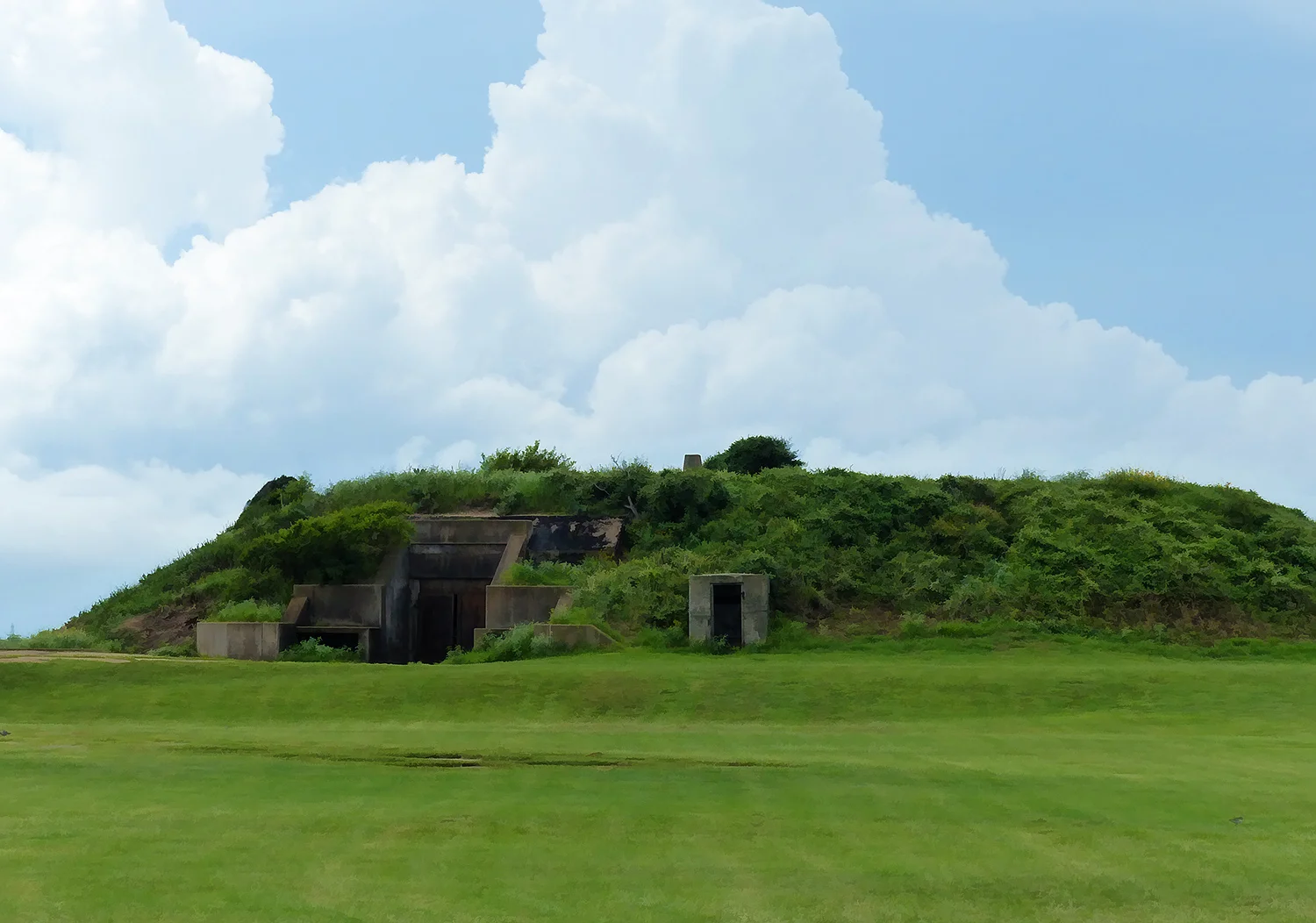 Bunker at Fort Travis