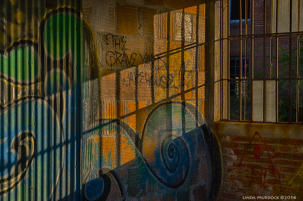 Shadows and textures and messages from beyond Sony A77 II with 16-50mm DT f/5.6 ISO 800 HDR