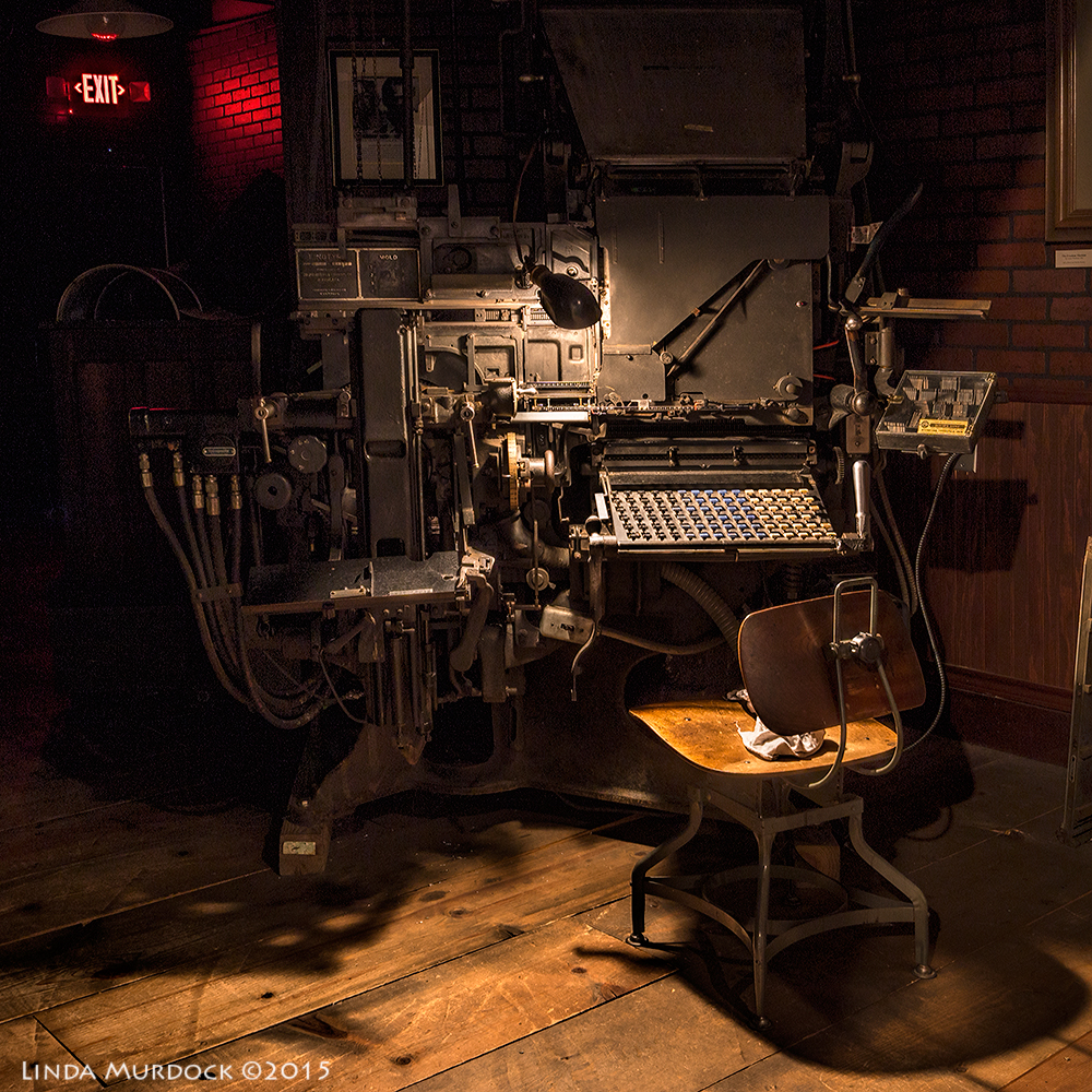 20th century Linotype originally purchased for the Houston Press - click to embiggen Sony A77II with Sigma 10-20 f/3.5 at f/9.0 8 sec ISO 100; tripod