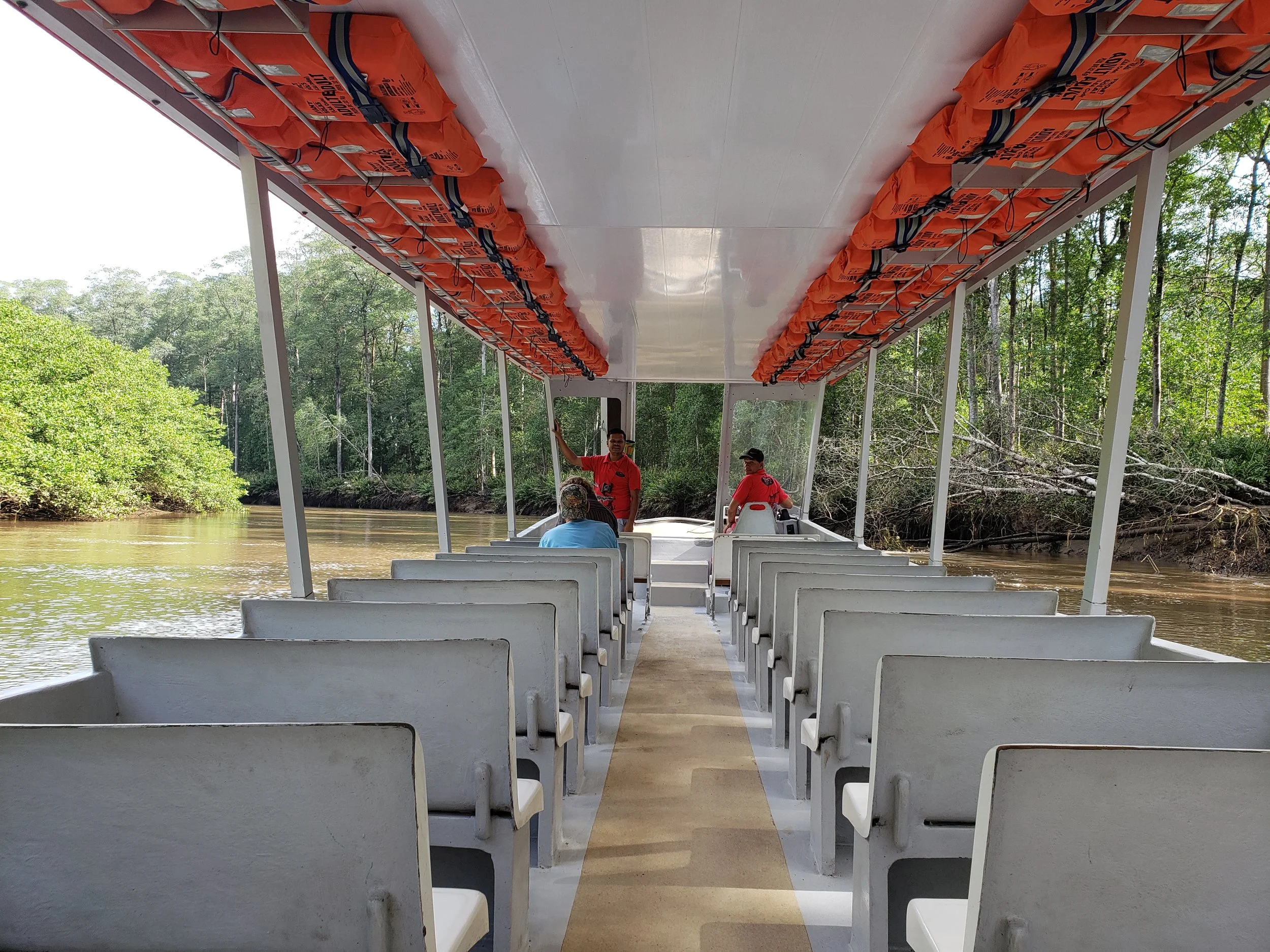 A boat all to ourselves…