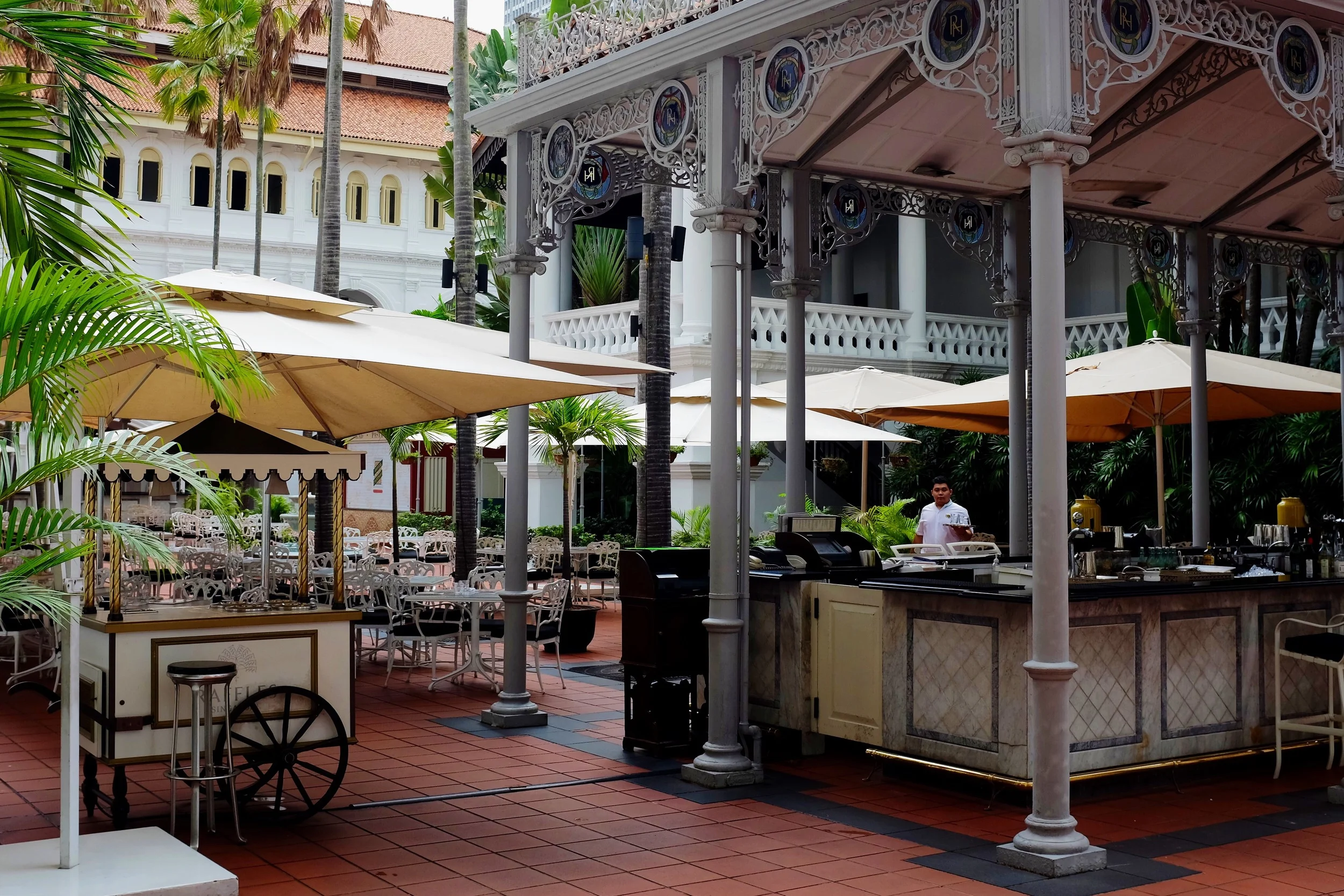 The courtyard
