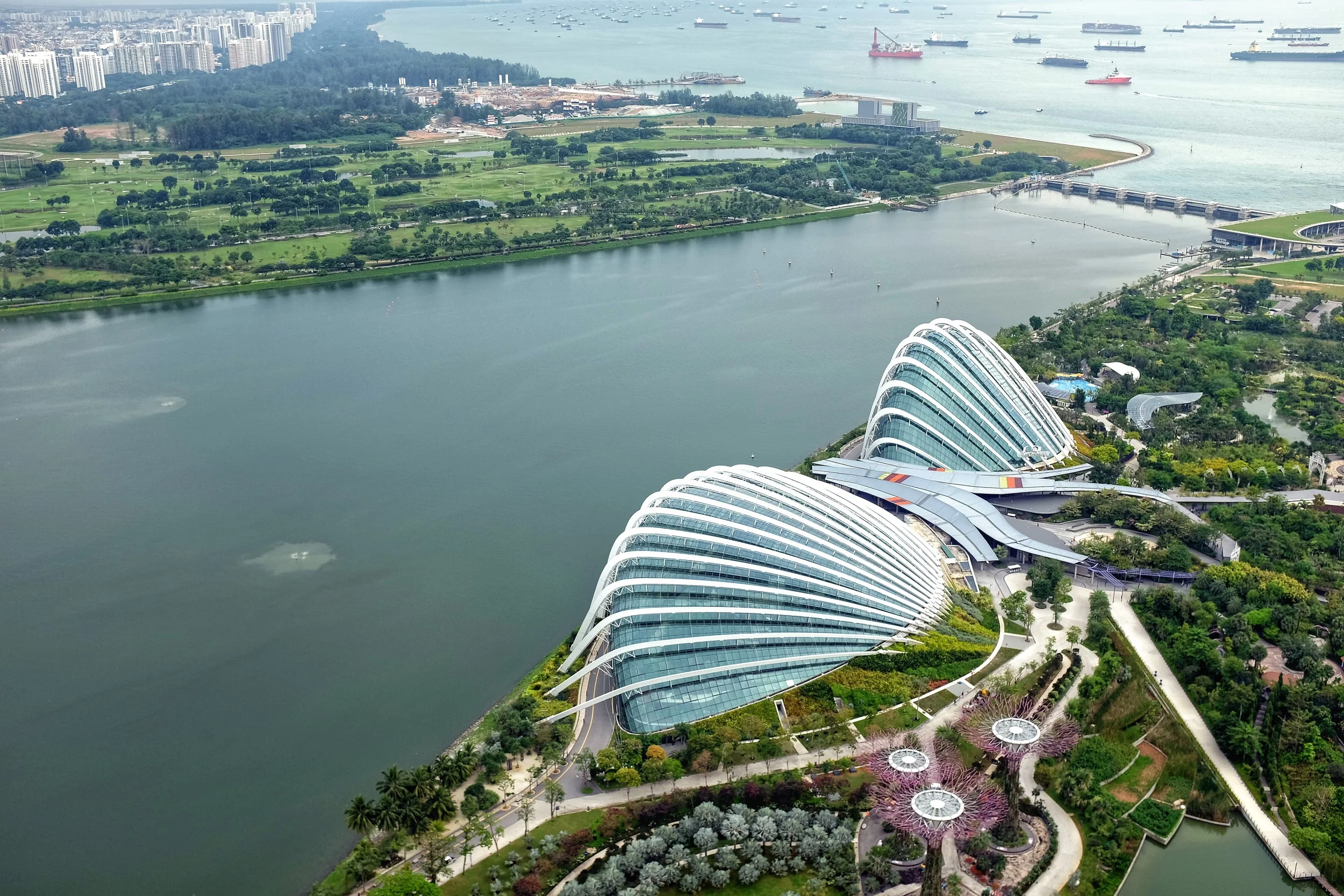 Flower Dome and Cloud Forest