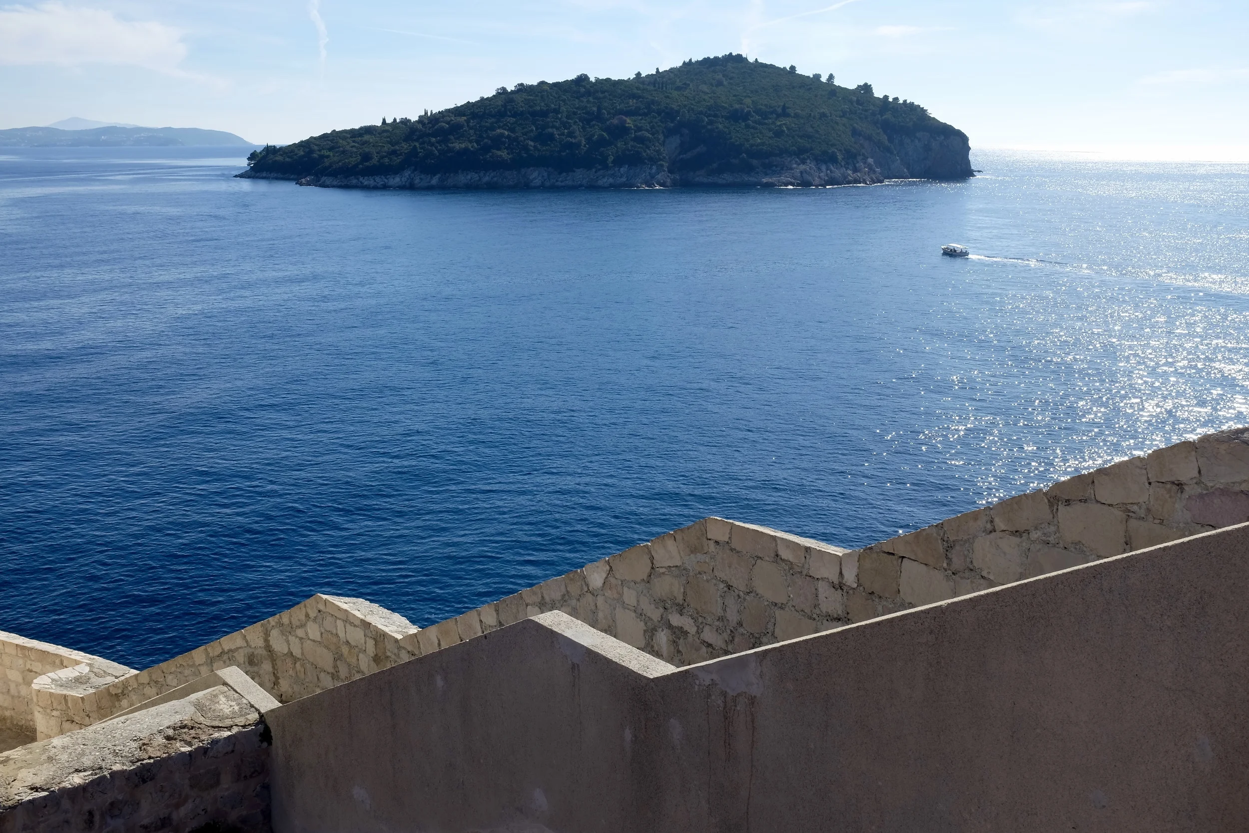 The walls of Dubrovnik