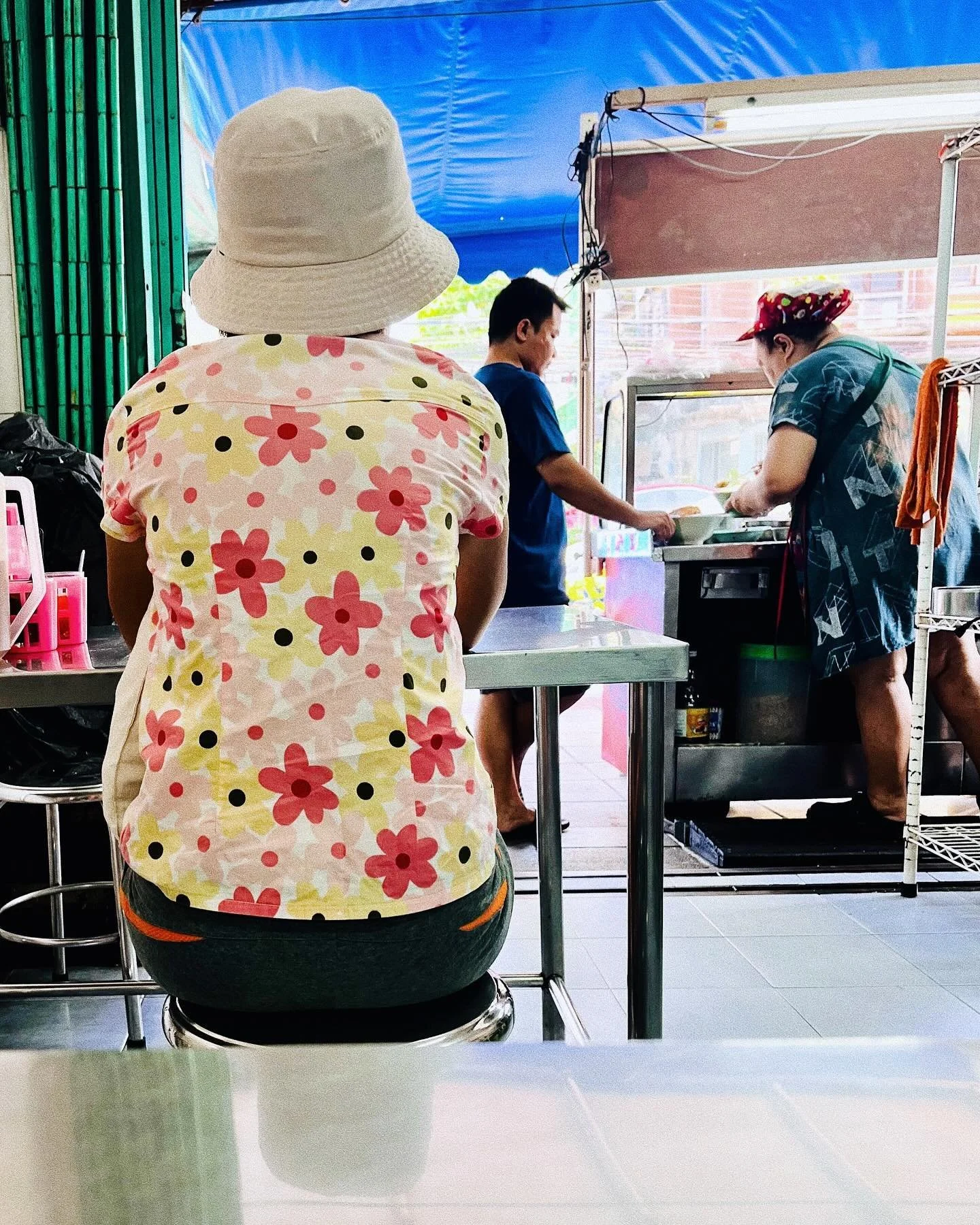 The fat lady is cooking. Waiting for #crispy #pork #asia