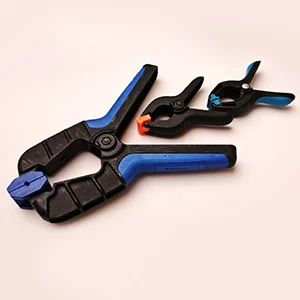 Nylon clamps in varying sizes