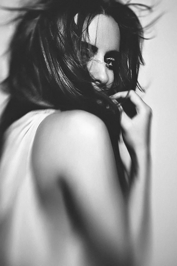 Another Phlearn community winner, this time for a straight Black and White category. The photo was originally shot the year before for a model shoot.