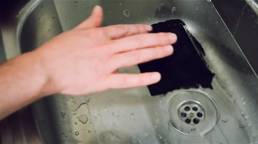 Whenever using strong thick bleach like this, care should always be taken and make sure you are wearing gloves if you have sensitive skin.