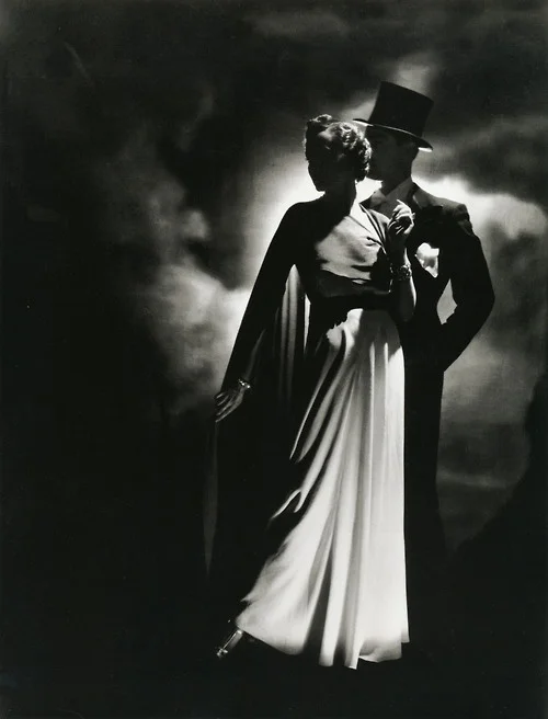 Horst's style a the time was certainly dramatic but it wasn't making him any friends at the Vogue office as Chief Editor at the time lectured him on the 'lack of light in his photography'.