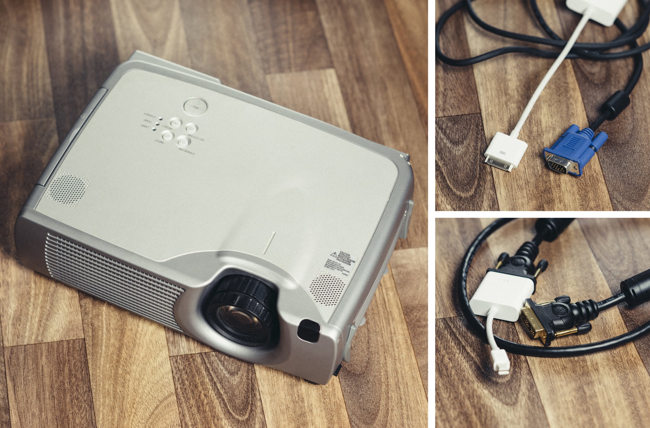 The modern projectors are digital, they can be plugged into nearly every digital device and project any image that you want.