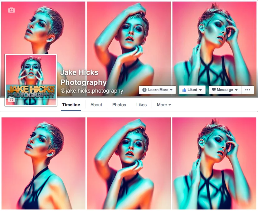 A small part of me dies each time I upload a gelled lighting shot to Facebook. The top three shots are as they appear currently on my Facebook page, the bottom three are as I saved them at 851 x 315 pixels in Photoshop. I think its pretty fair to say that Facebook had its wicked way with most of the colour in those shots and spat back out the horrendously degraded version you see here.